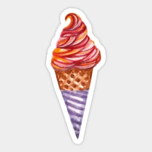 Ice cream cone Sticker